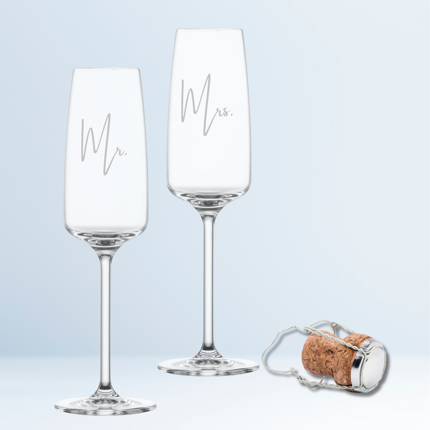 Mr. & Mrs. Sektglas 2er Set