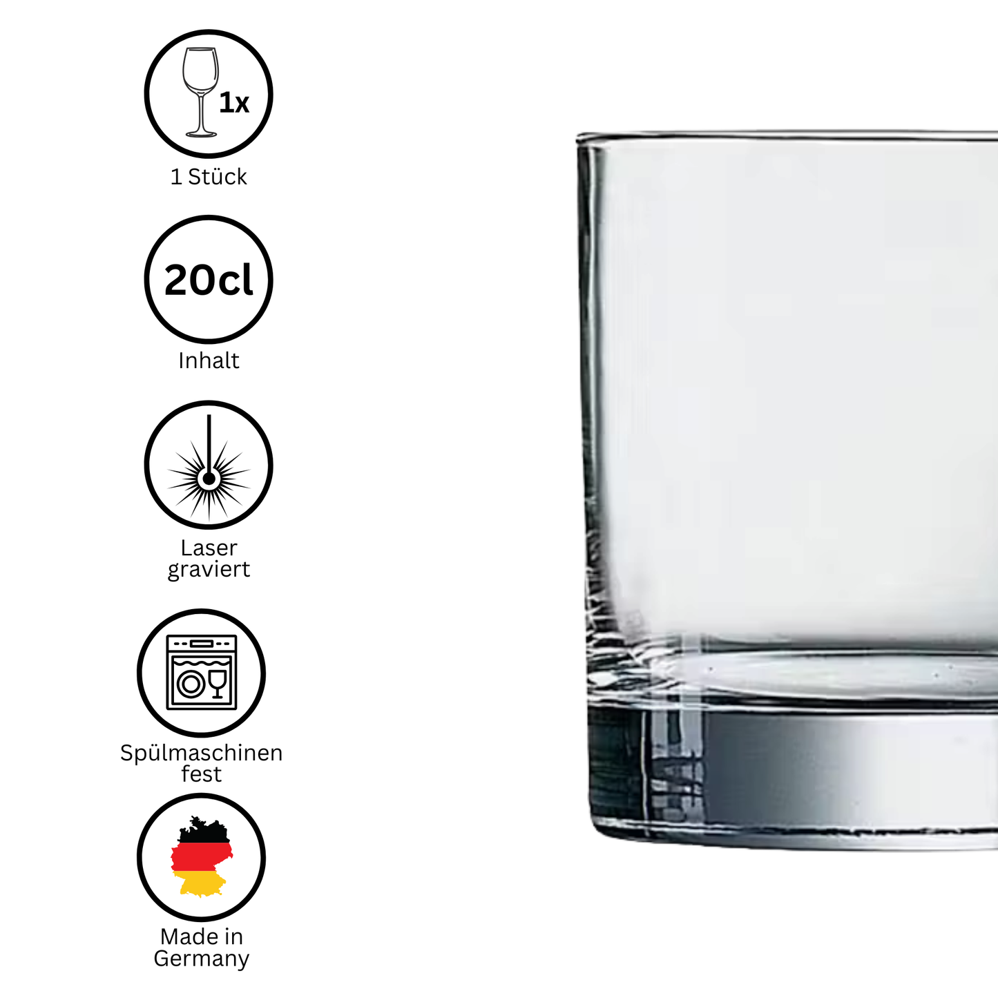 Whiskyglas Geschenkset mit eigenem Logo
