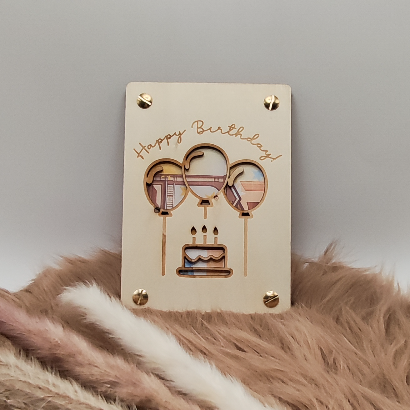 Personalisierte Geldgeschenkkarte aus Holz – Kreativ, stilvoll & einzigartig