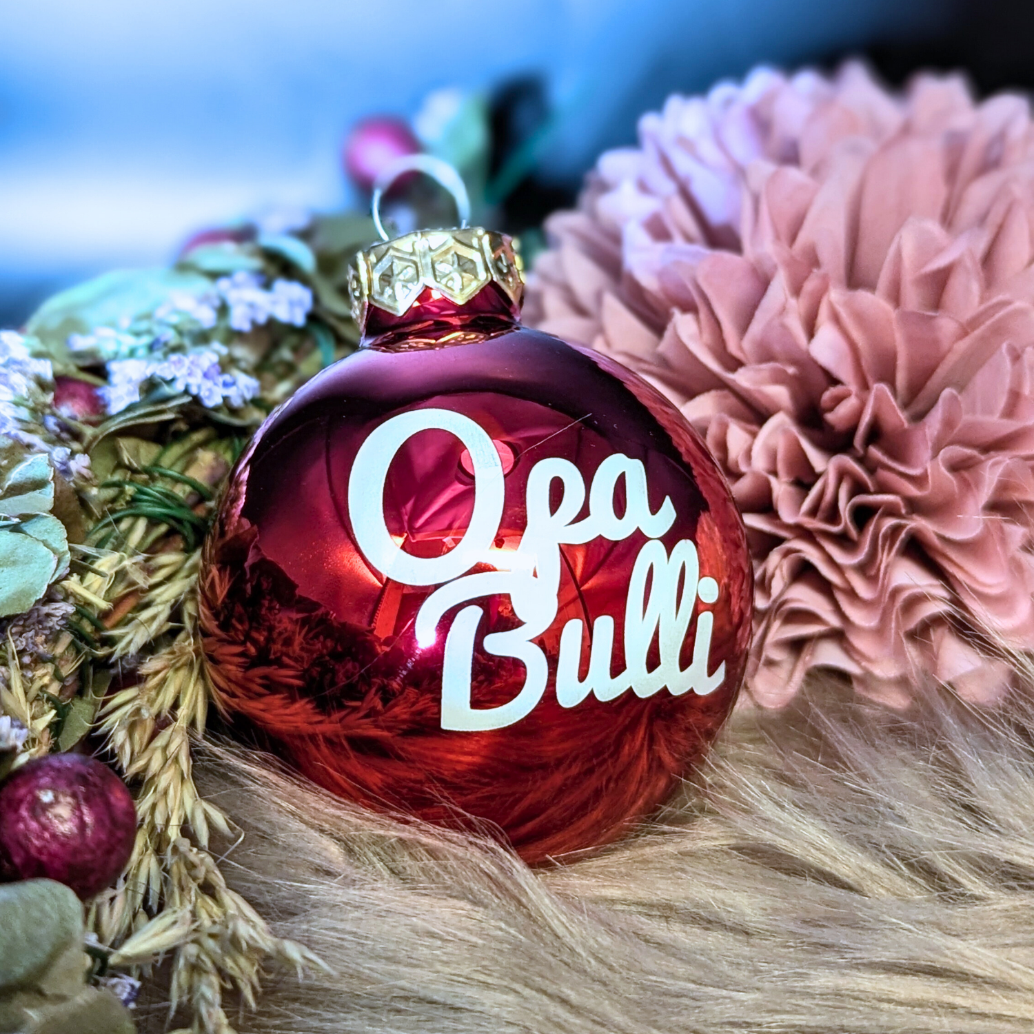 Personalisierte Weihnachtskugeln